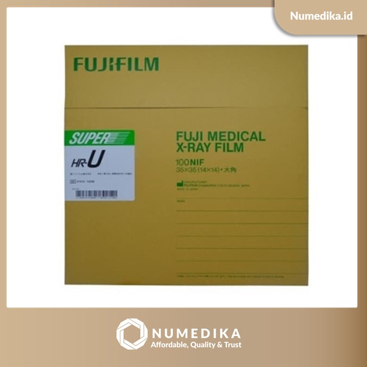 Medical Analog Film X-Ray Fujifilm tipe Super HR-U 35x35 CM